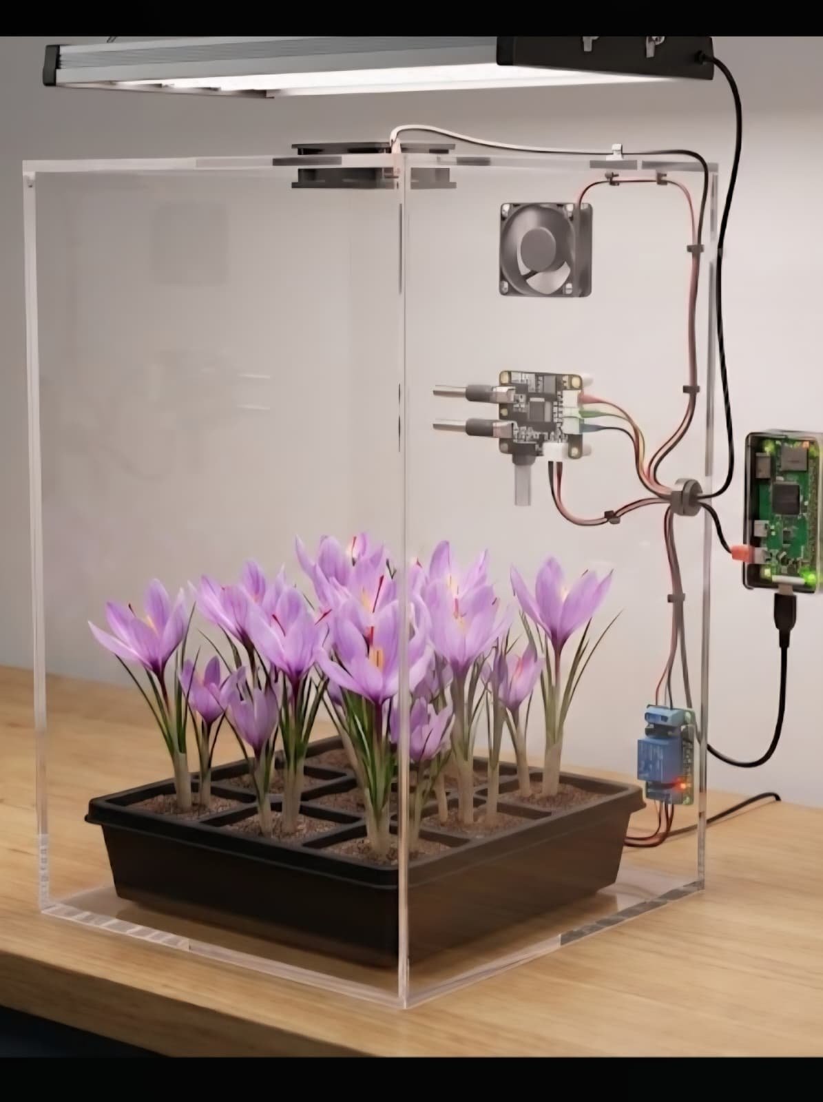 GEKF Saffron Hydroponic Research Chamber